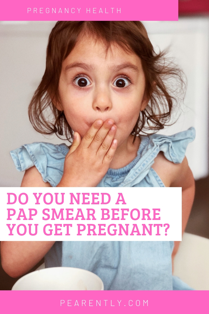 do you need a pap smear before you try to get pregnant